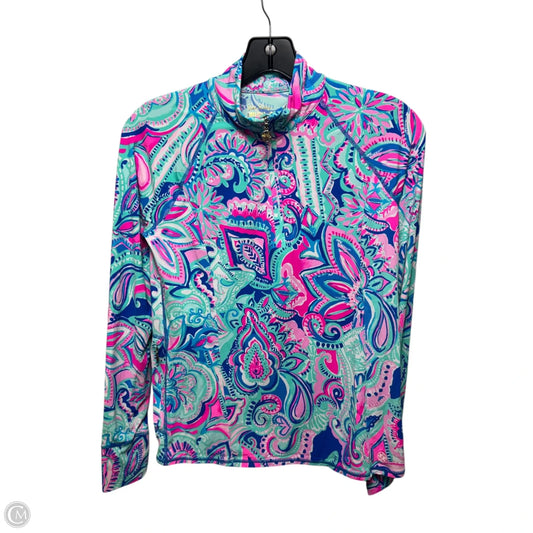 Top Long Sleeve Designer By Lilly Pulitzer Luxletic In Multi-colored, Size: XS
