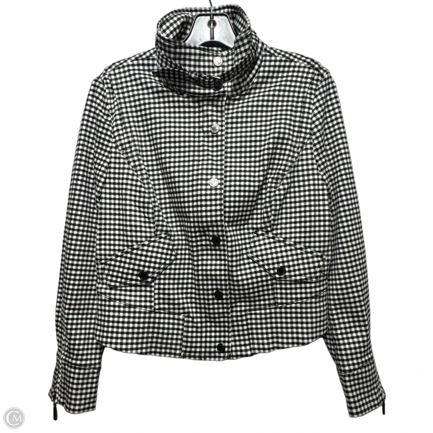 Jacket Other By White House Black Market In Checkered Pattern, Size: 10p