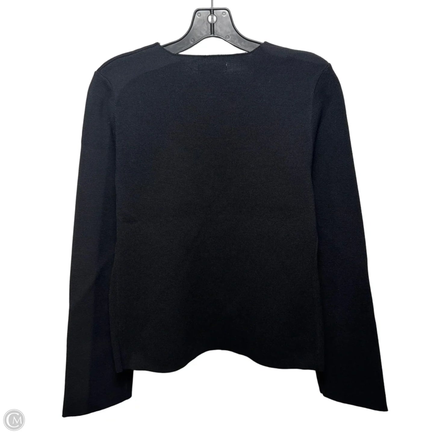 Gold Buttom Sweater Cardigan By My Chic In Black, Size: M/L