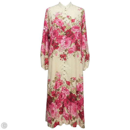 Floral Maxi Dress By Karolina In Floral Print, Size: M