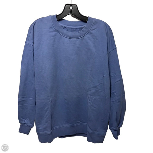 Athletic Sweatshirt Collar By Lululemon In Blue, Size: M ESTIMATED