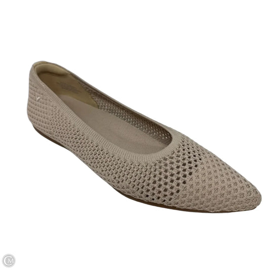 Aria 5° Pointed-Toe Ballet Flats By Vivaia In Tan, Size: 9.5 (40.5)