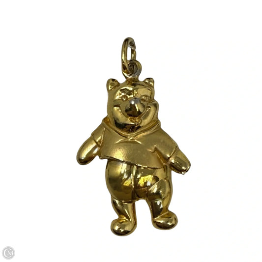 Gold Tone Winnie The Pooh Pendant By Disney