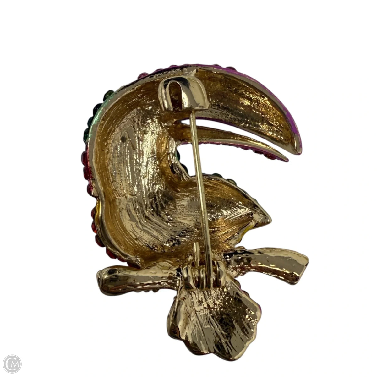 Rhinestone Toucan Pin