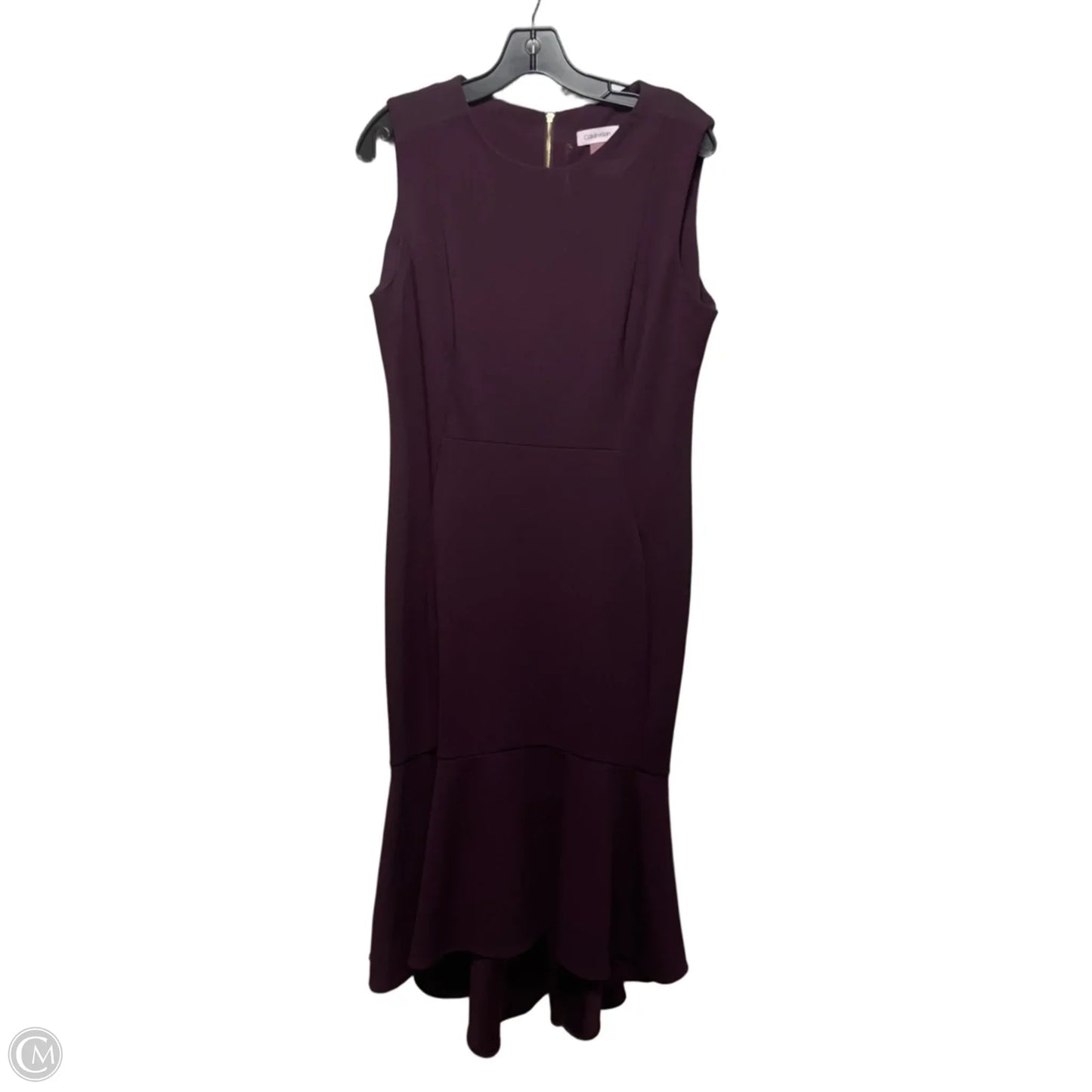 Dress Casual Maxi By Calvin Klein In Purple, Size: 12