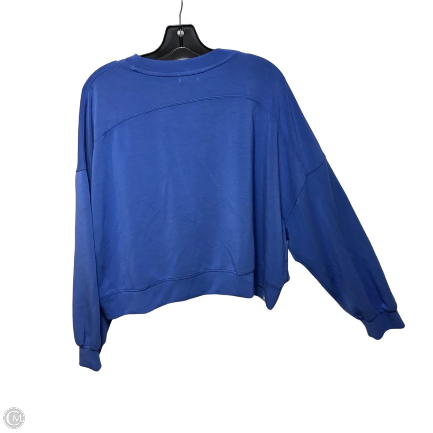 Top Long Sleeve By Simply Southern In Blue, Size: Xxl