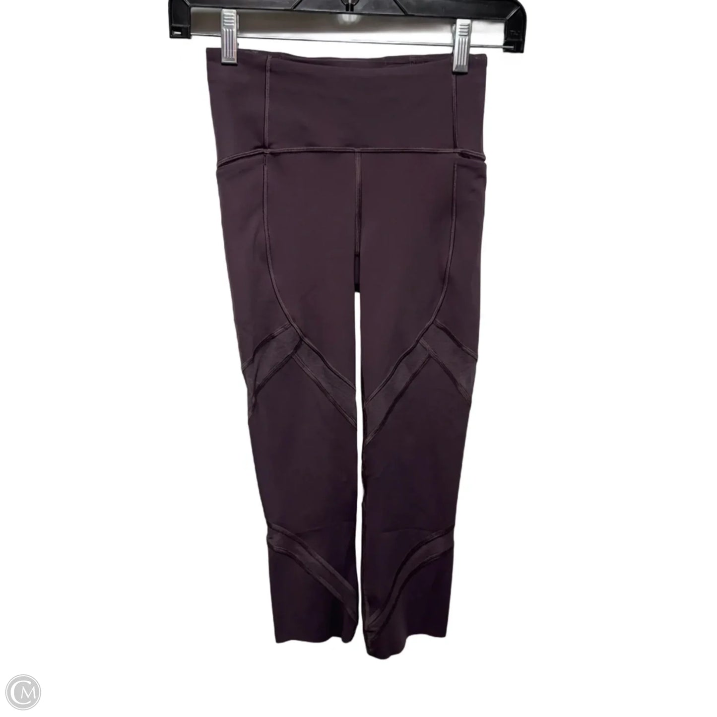 Athletic Capris By Lululemon In Purple, Size: 2