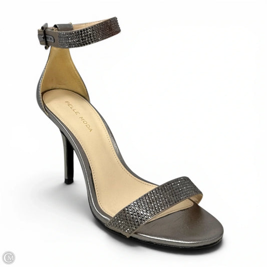 Kacey Evening Sandals By Pelle Moda In Pewter, Size: 7