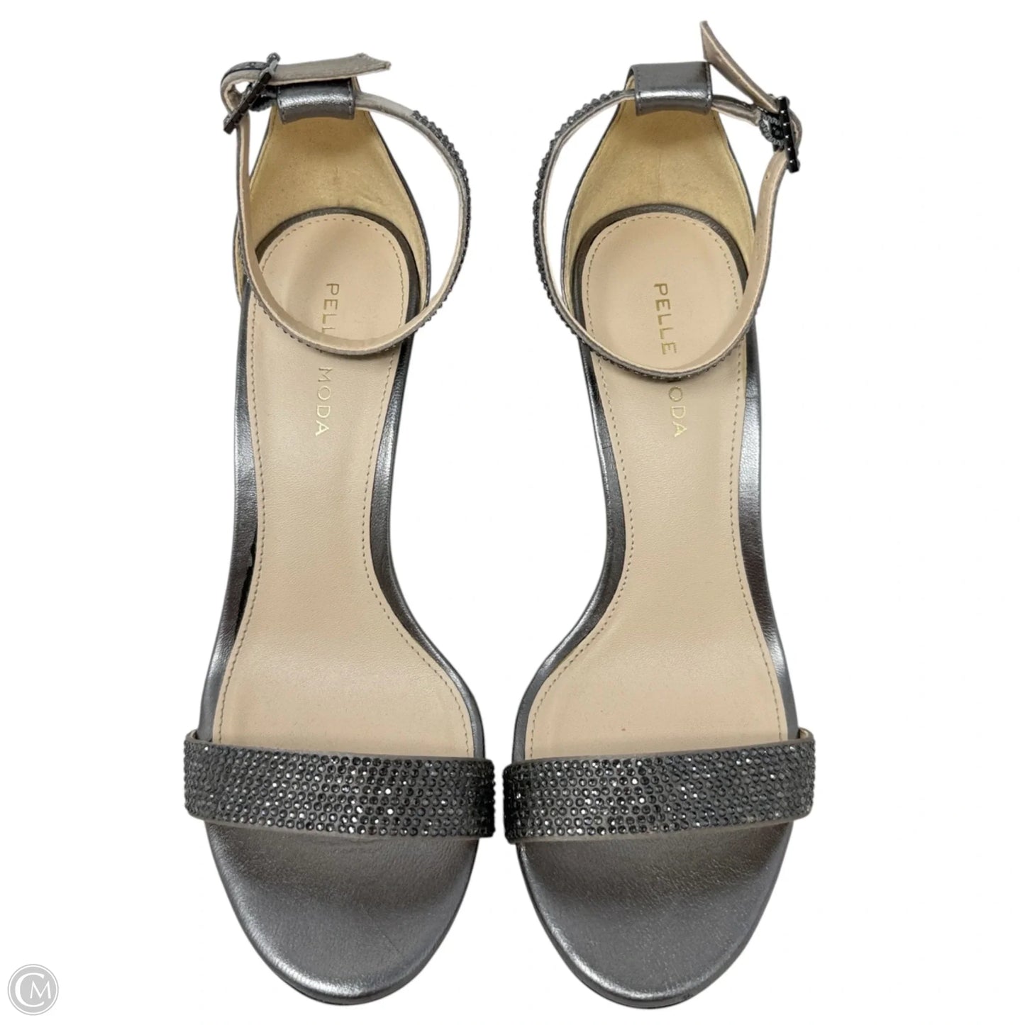 Kacey Evening Sandals By Pelle Moda In Pewter, Size: 7