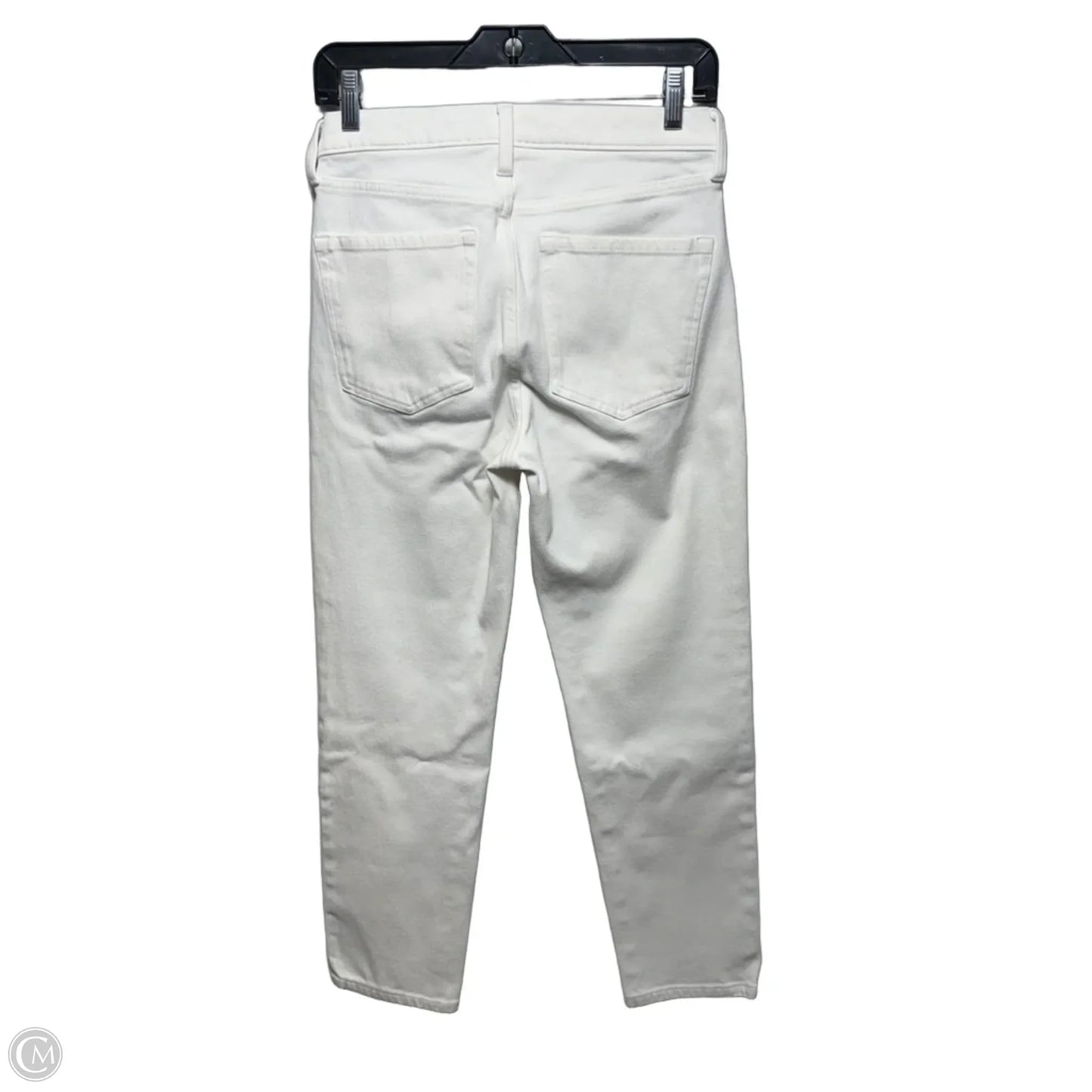 High Rise Skinny Jeans  By Banana Republic In White Denim, Size: 6/28