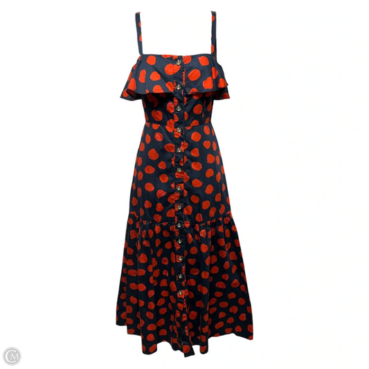 Florence Dress Casual Midi By Borgo De Nor In Polkadot Pattern, Size: 8