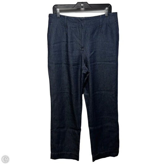 Southampton Straight Leg Pants By Talbots In Blue Denim, Size: 10