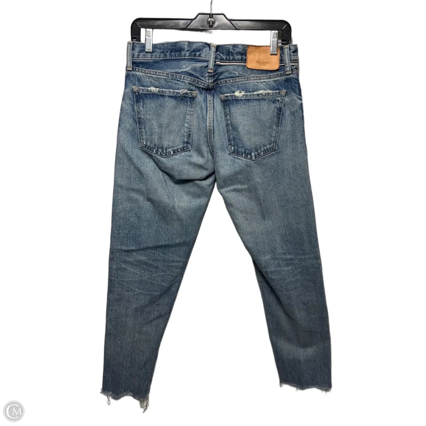 Jeans Boyfriend By Moussy In Blue Denim, Size: 2/26