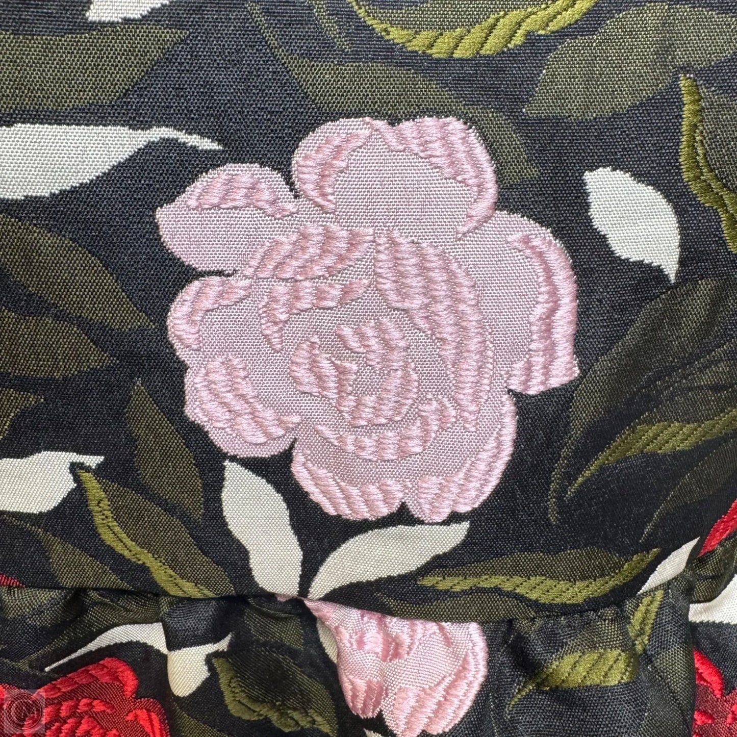 Rose Garden Brocade Top Short Sleeve Designer By Kate Spade In Floral Print, Size: 0