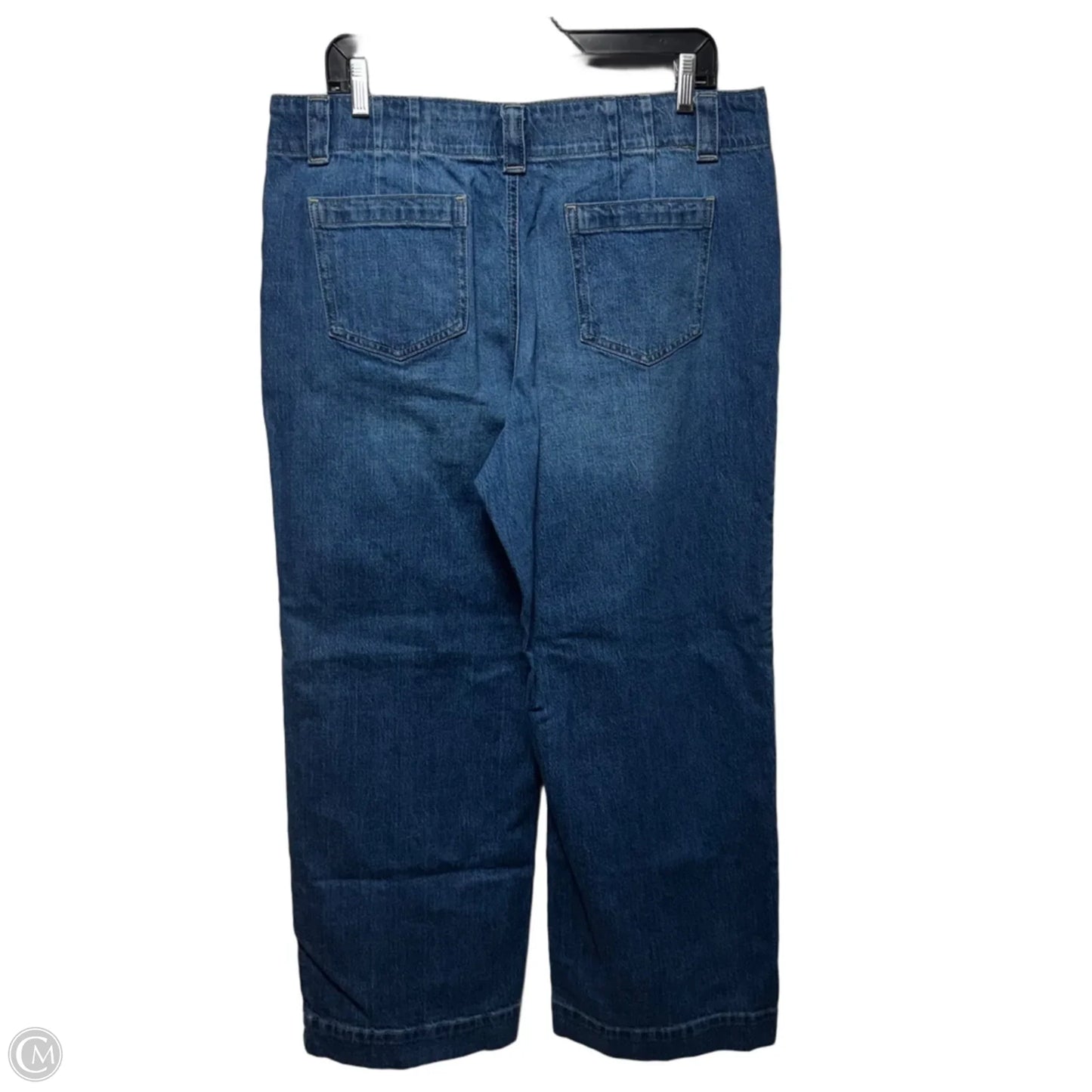 Classic Jean Trouser Jeans By Talbots In Blue Denim, Size: 14