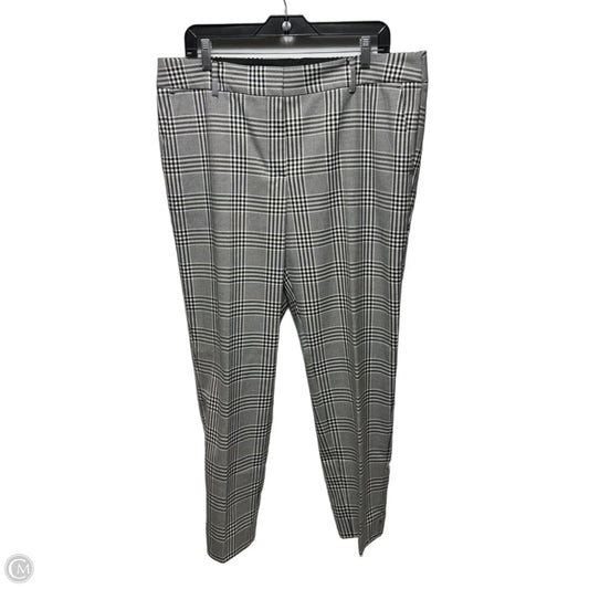 Hampshire Ankle Pants Dress By Talbots In Plaid Pattern, Size: 14