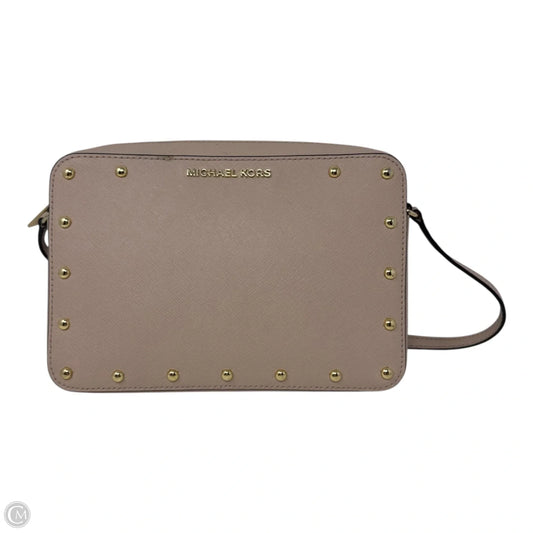 Sandrine Studded Saffiano Leather Crossbody Bag By Michael By Michael Kors, Size: Small