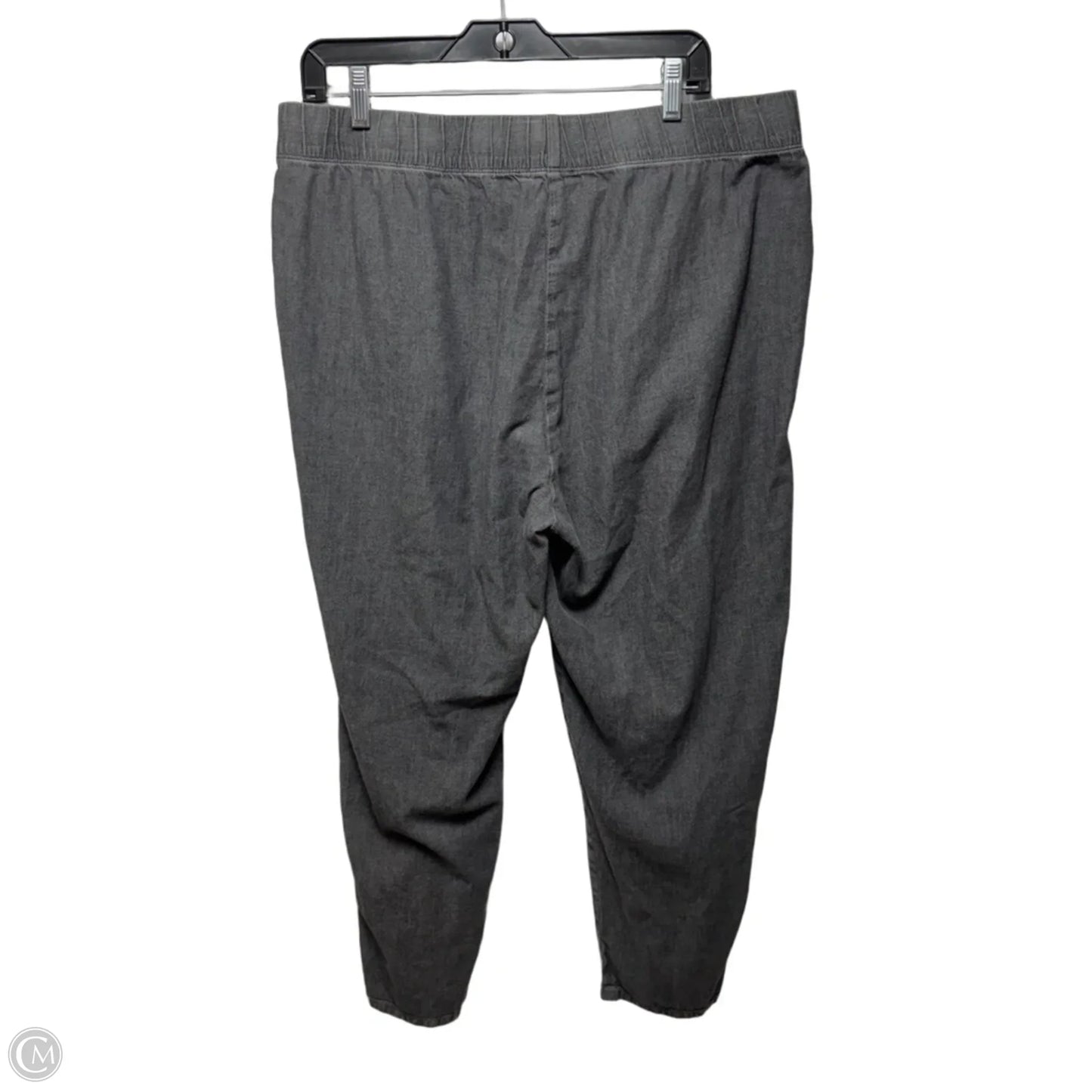 Pants Cropped By Eileen Fisher In Grey, Size: L