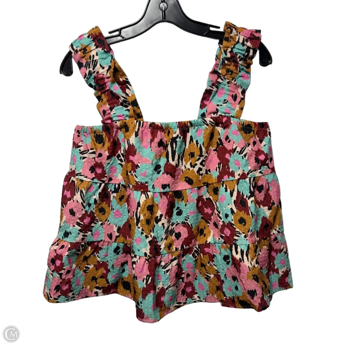 Top Sleeveless By Thml In Floral Print, Size: M