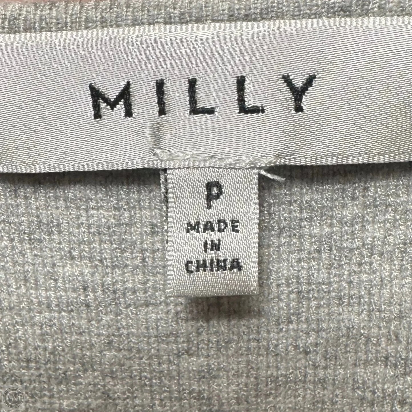 Top Short Sleeve By Milly In Grey, Size: S