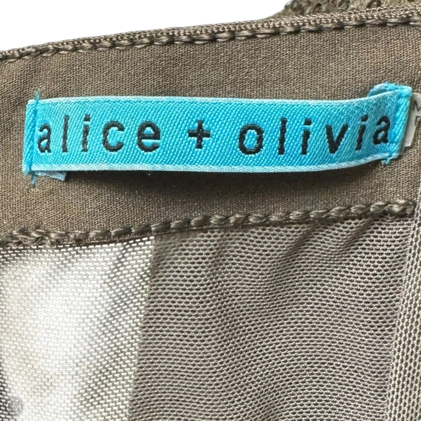 Nala Knit Sequin Mini Dress Designer By Alice + Olivia In Taupe, Size: M (estimated)