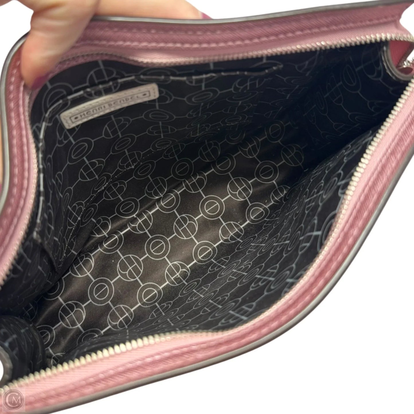 Metallic Clutch By Henri Bendel, Size: Medium