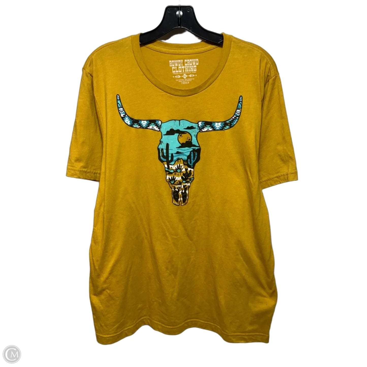 Top Sleeveless Basic By howdy crowd clothing In Yellow, Size: Xl