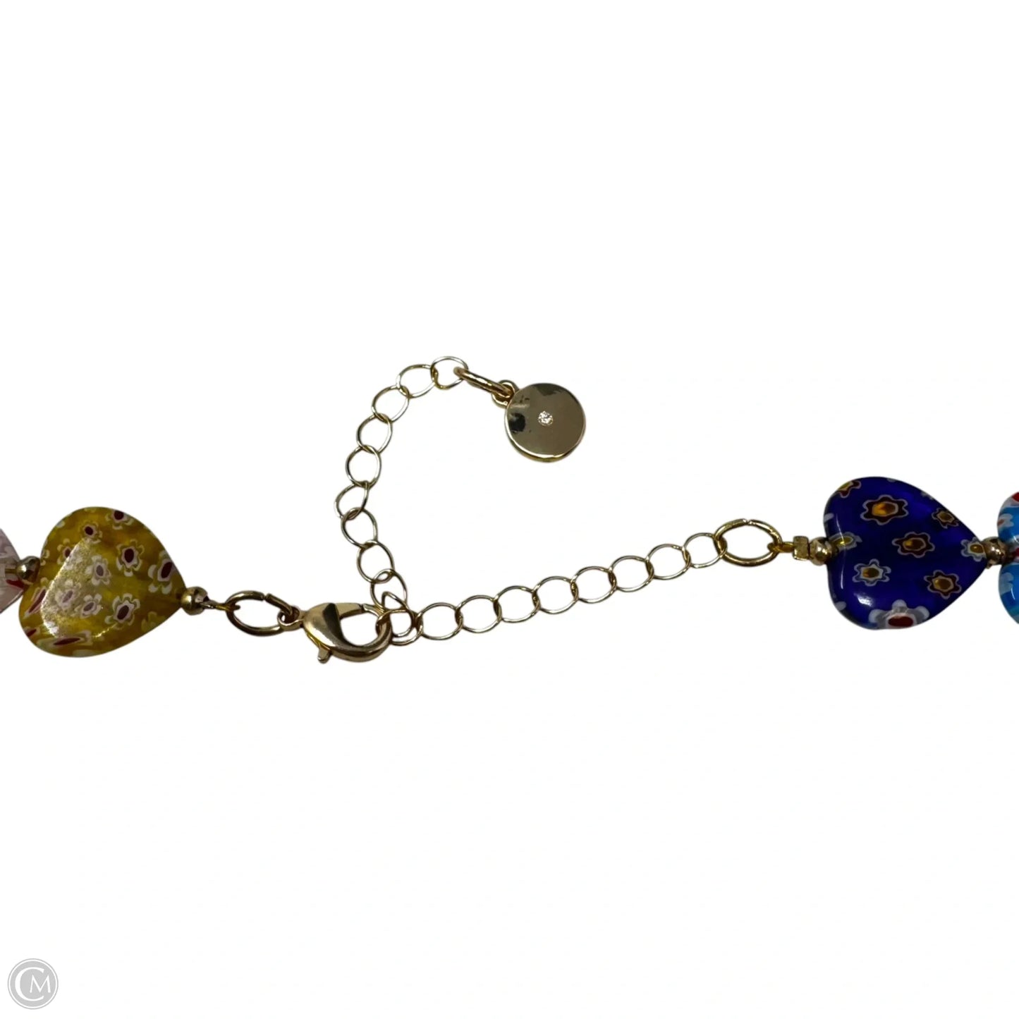 Multicolor Heart Bead Necklace