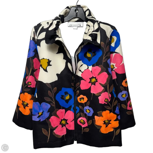 Jacket Other By Caroline Rose In Floral Print, Size: Xs