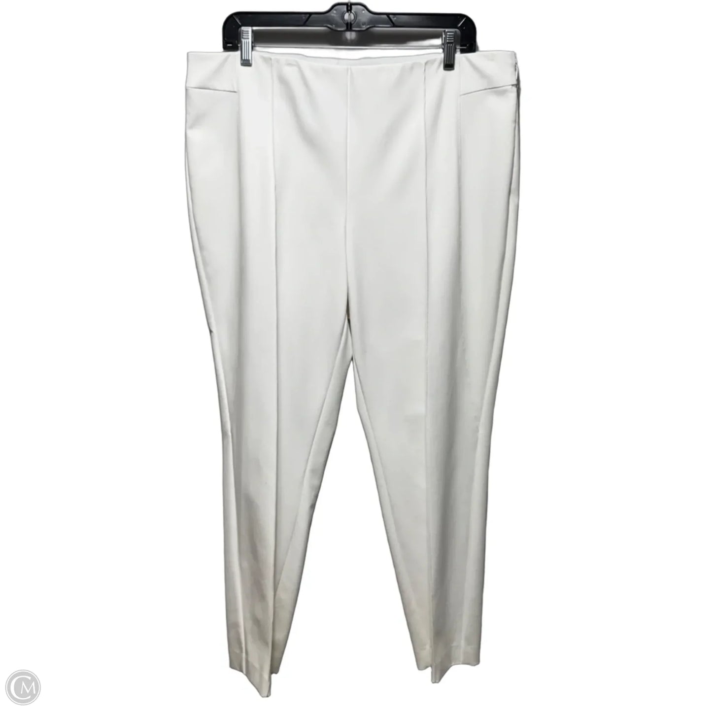 Gramercy Pants Designer By Lafayette 148 In White, Size: 16