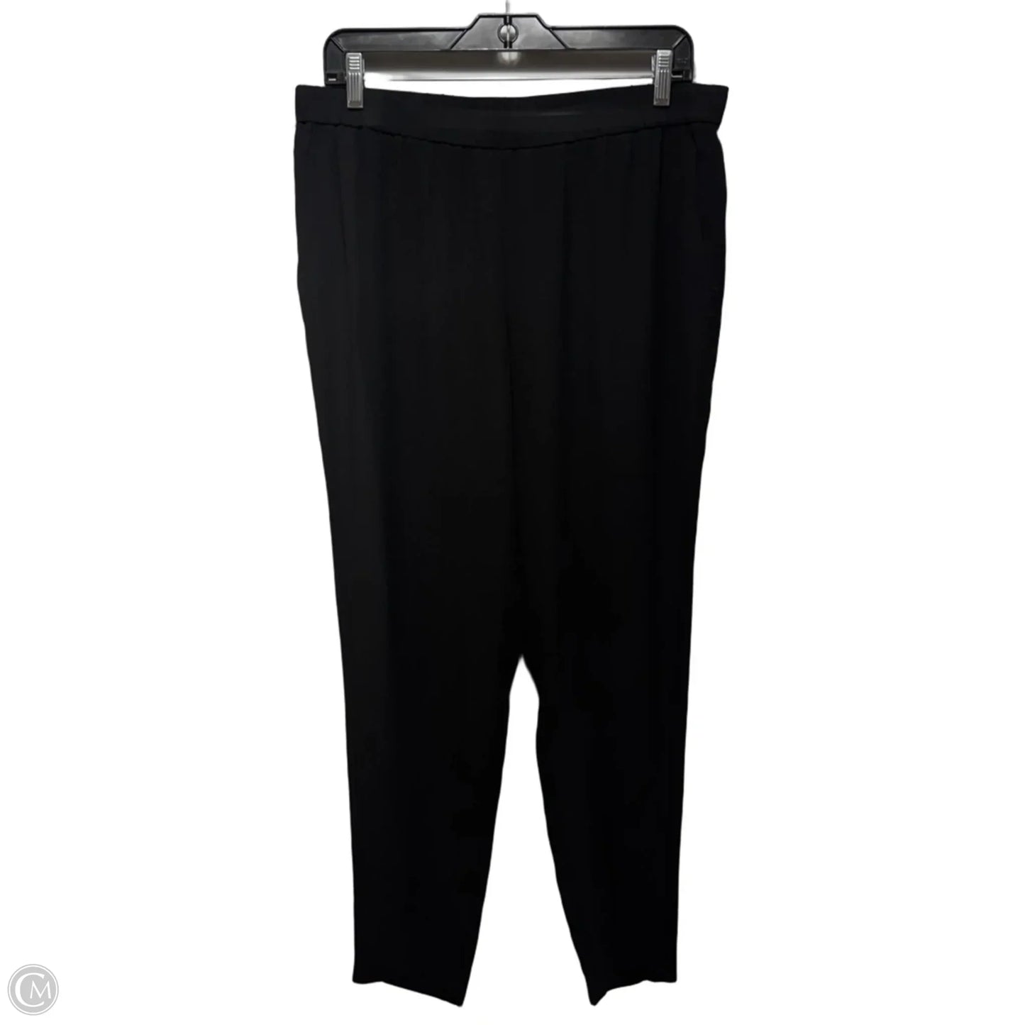 Silk Pants By Eileen Fisher In Black, Size: M