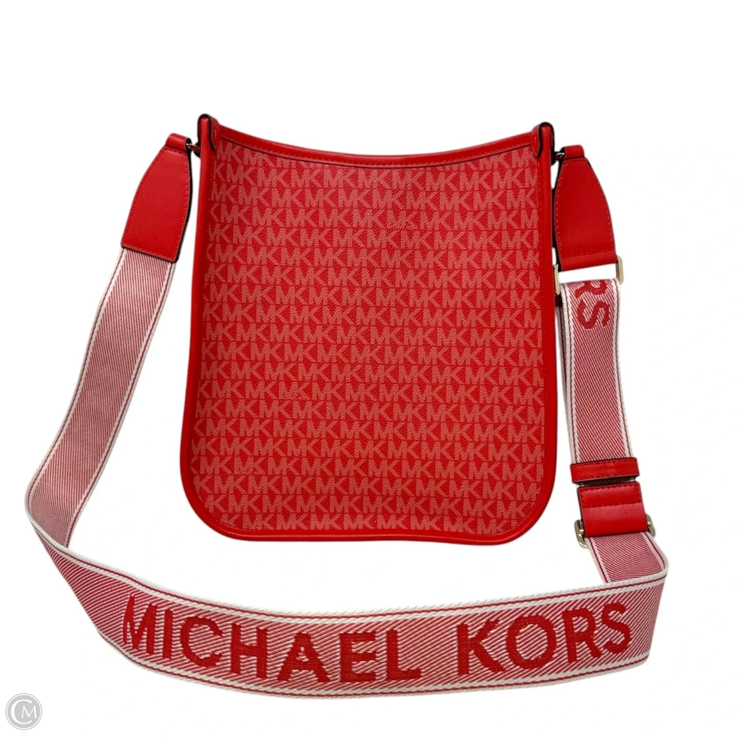 Luisa Signature Logo Messenger Bag By Michael By Michael Kors, Size: Medium