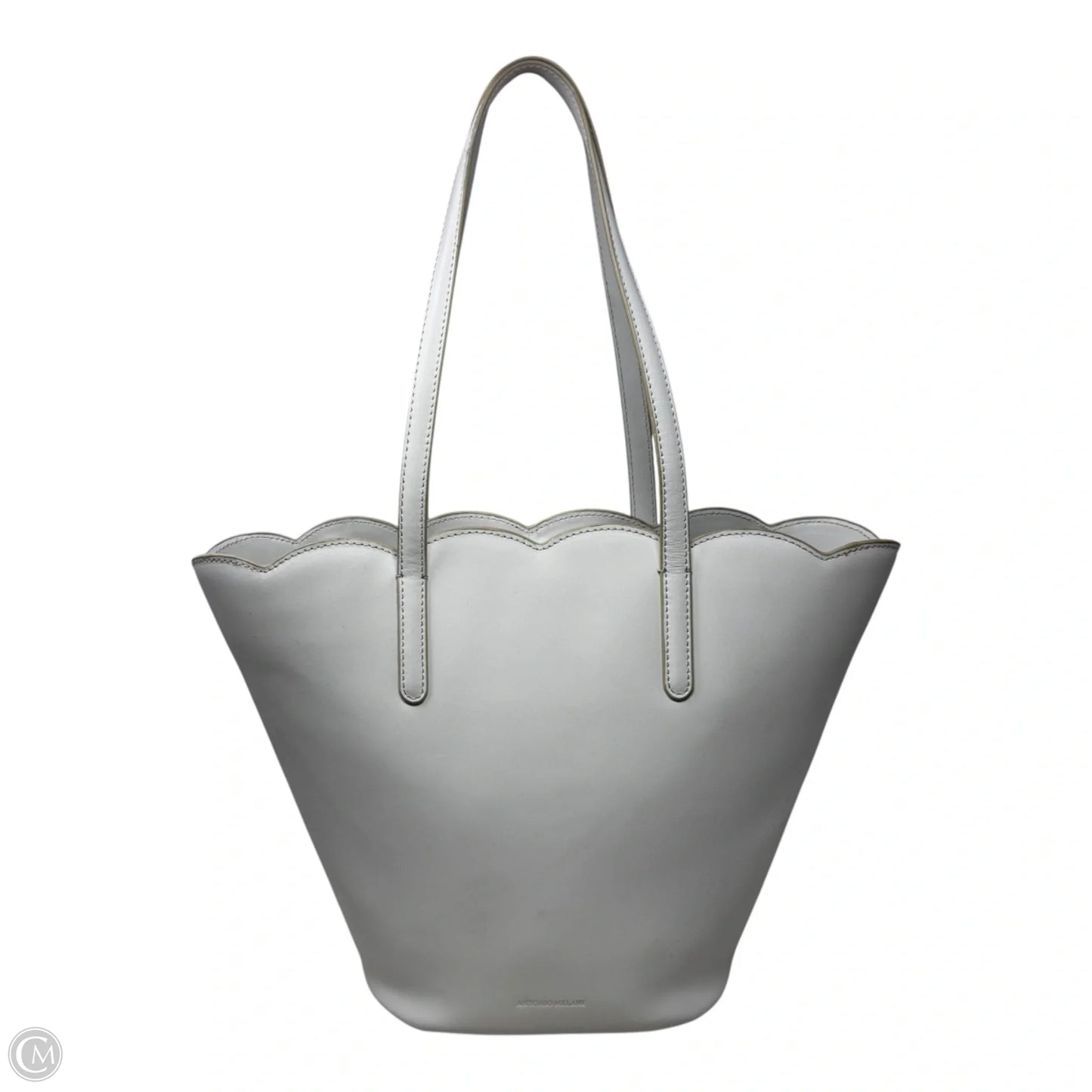Daisy Scalloped Leather Tote By Antonio Melani, Size: Medium