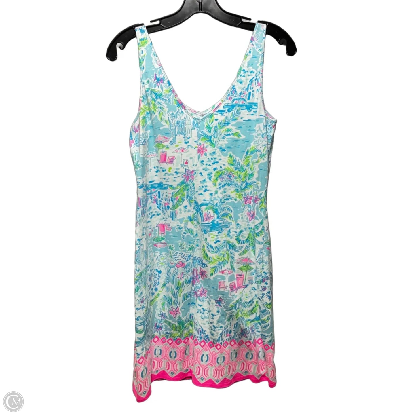 Adrianna Tank Dress Designer By Lilly Pulitzer In Blue, Size: Xs