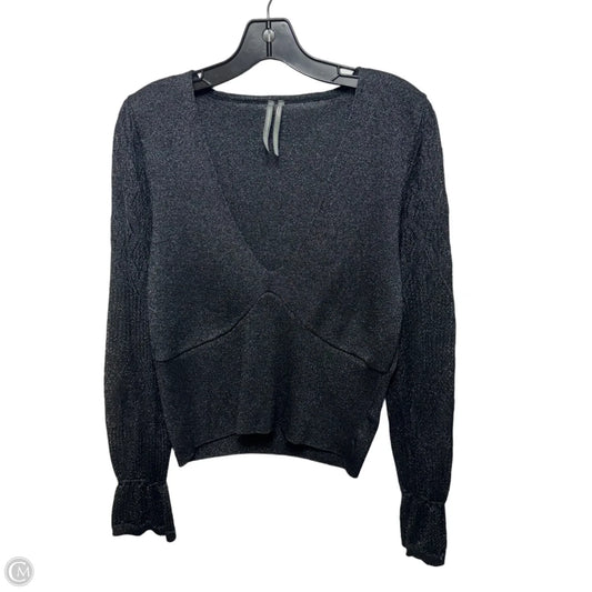 Top Long Sleeve By Anthropologie In Black, Size: S