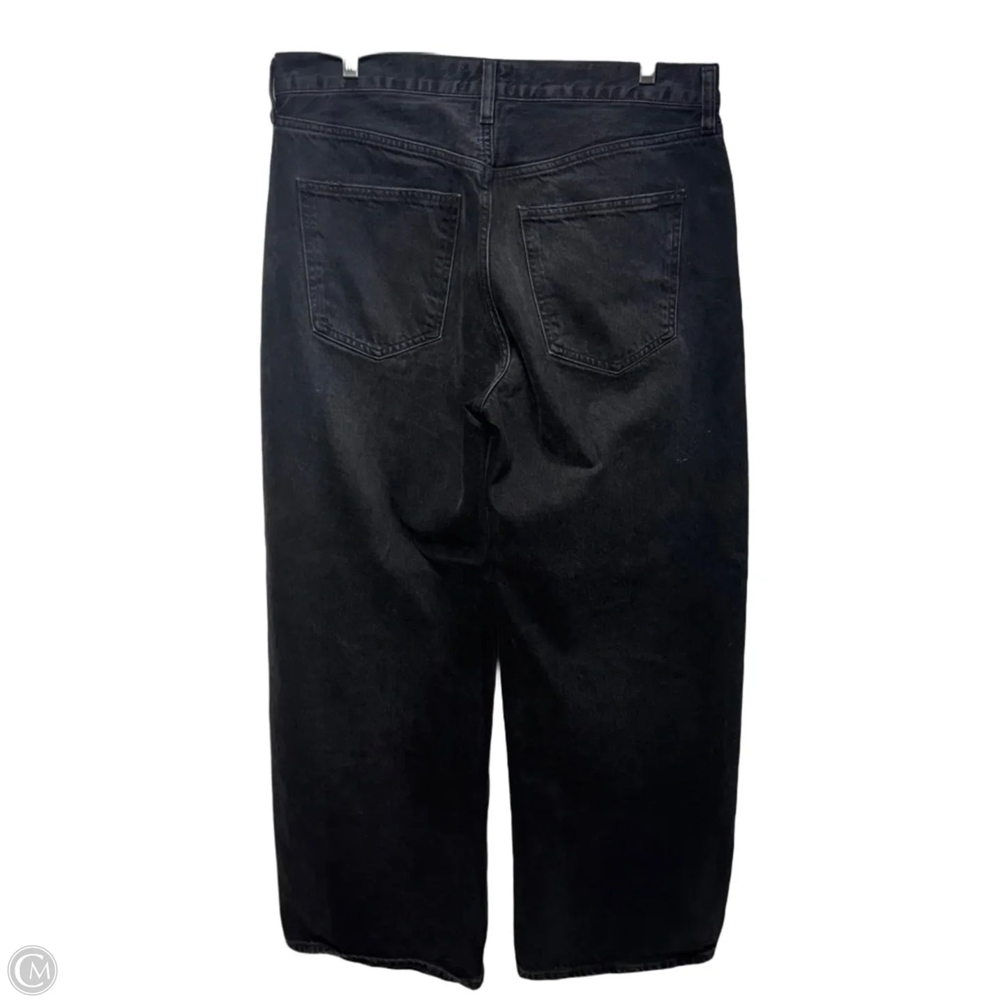 Jeans Wide Leg By Agolde In Black, Size: 10