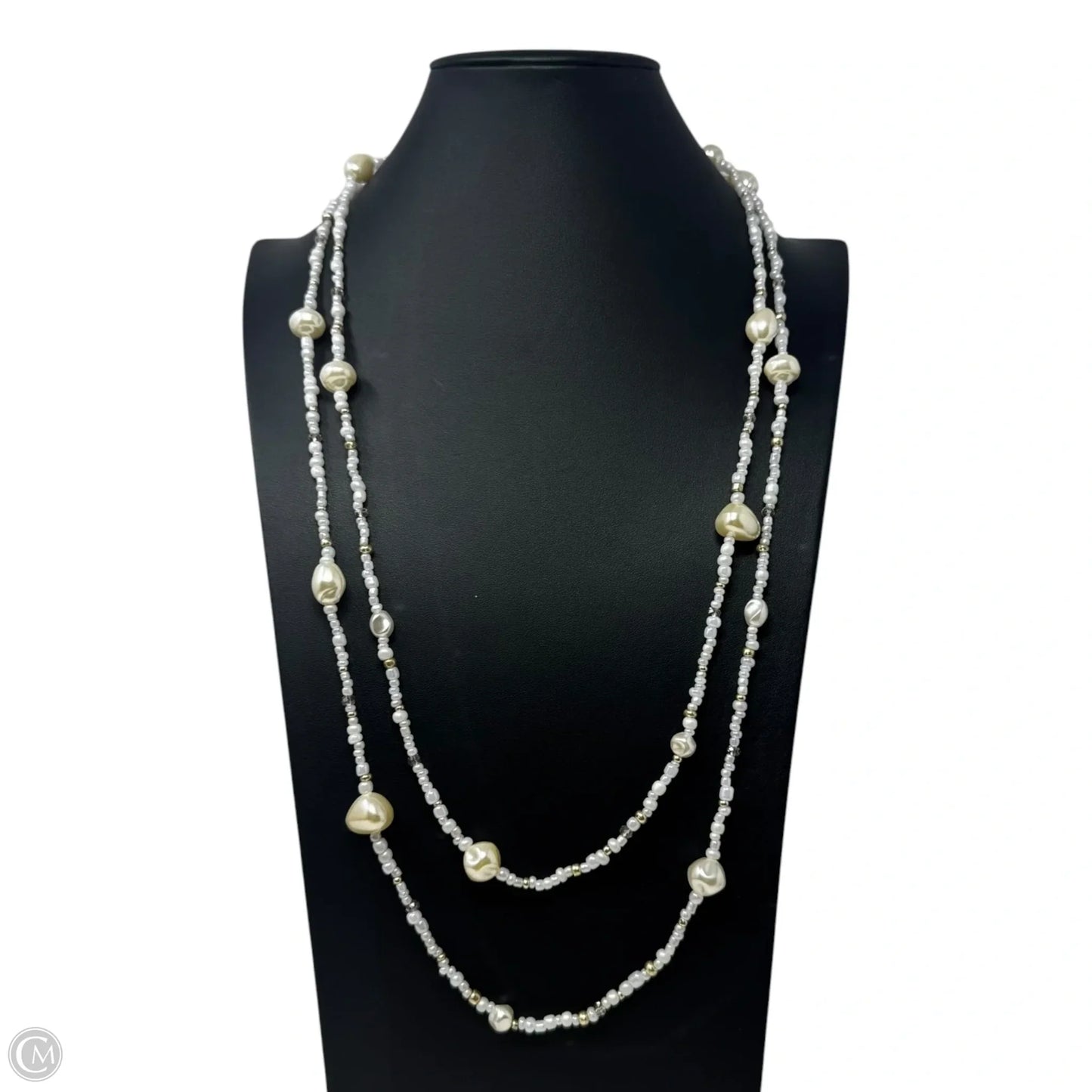 Long Beaded Necklace By Chicos