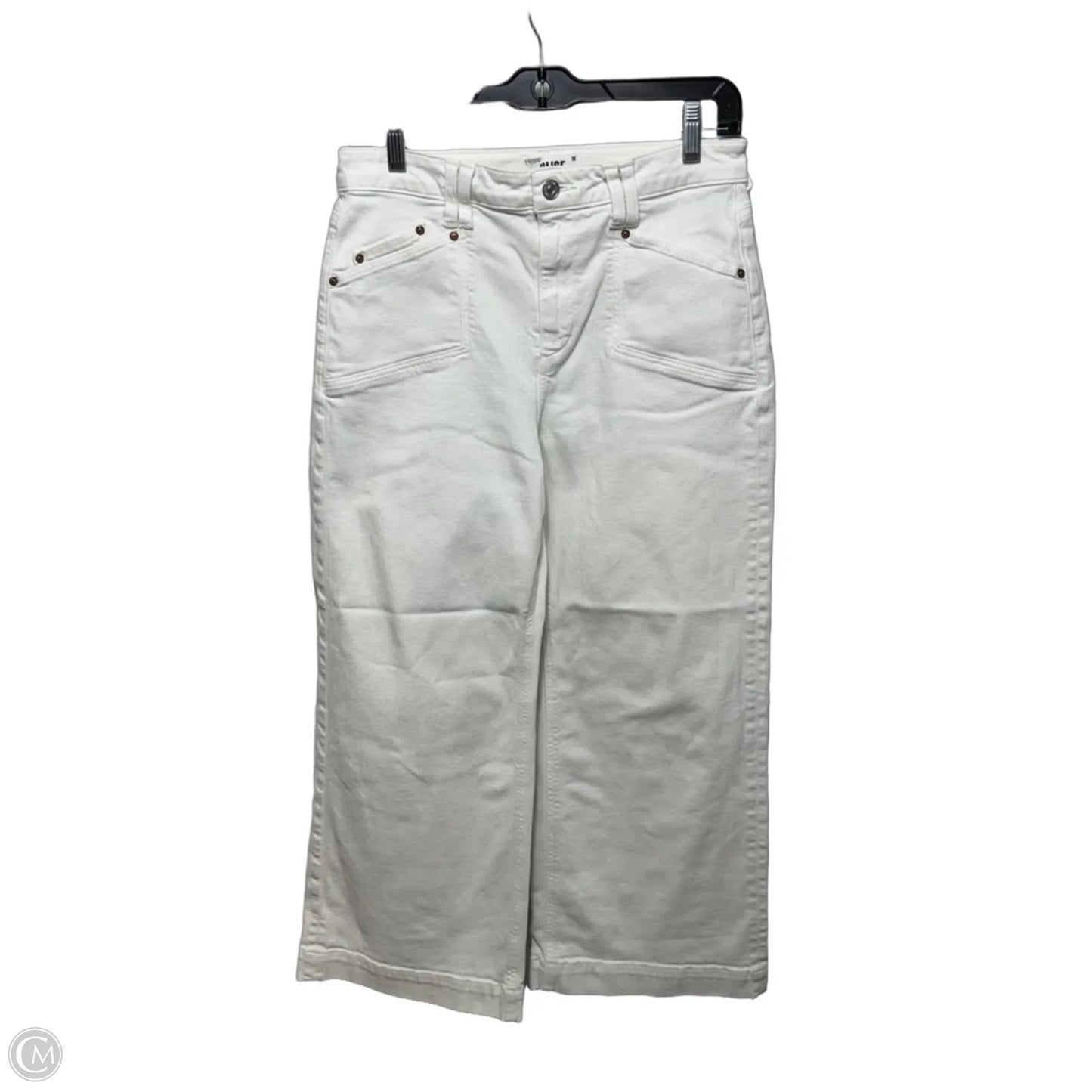 Jeans Anessa Cropped By Paige In White, Size: 8/29