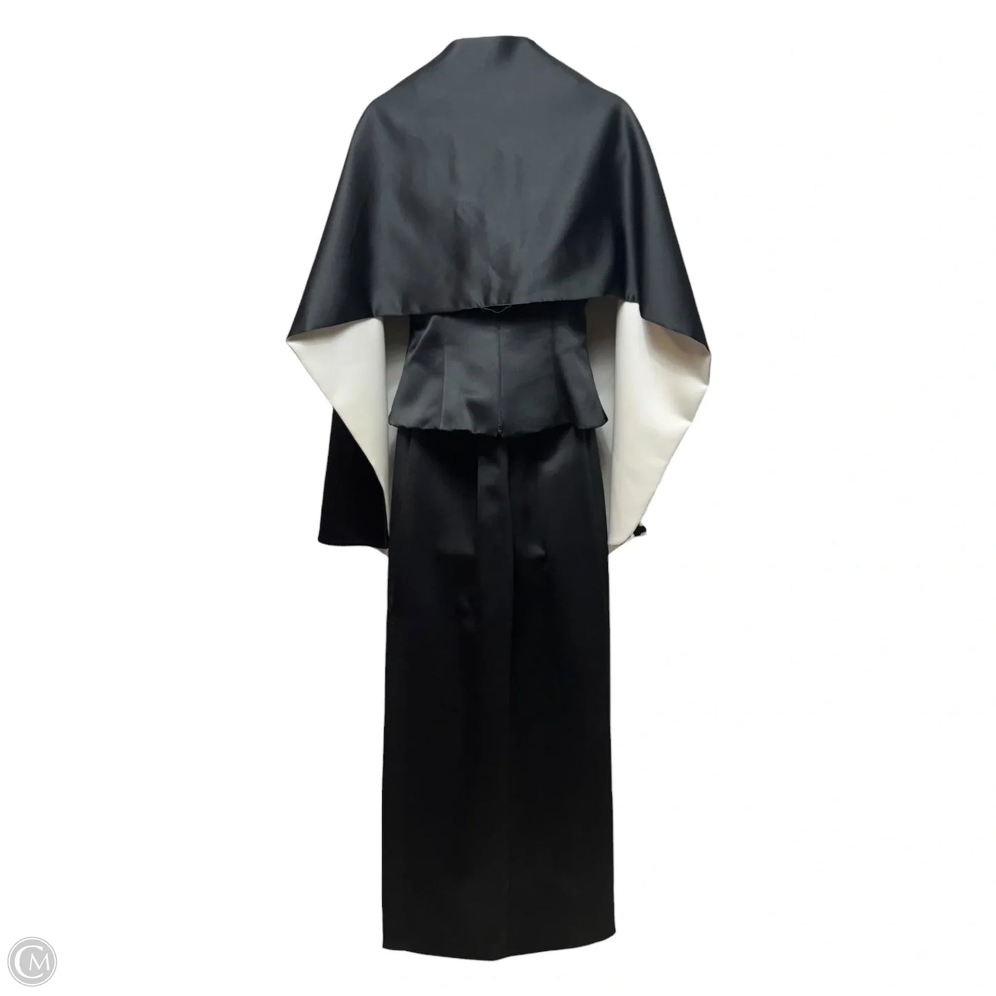Cami & Maxi Skirt with Wrap By Alex Evenings In Black & White, Size: 6