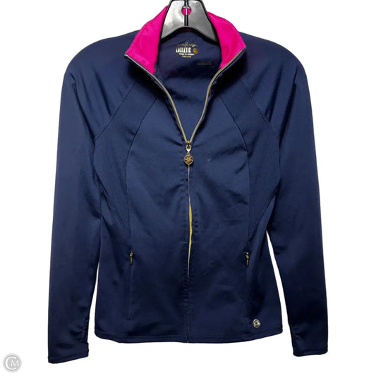 Athletic Jacket Designer By Luxletic by Lilly Pulitzer In Navy, Size: Xxs