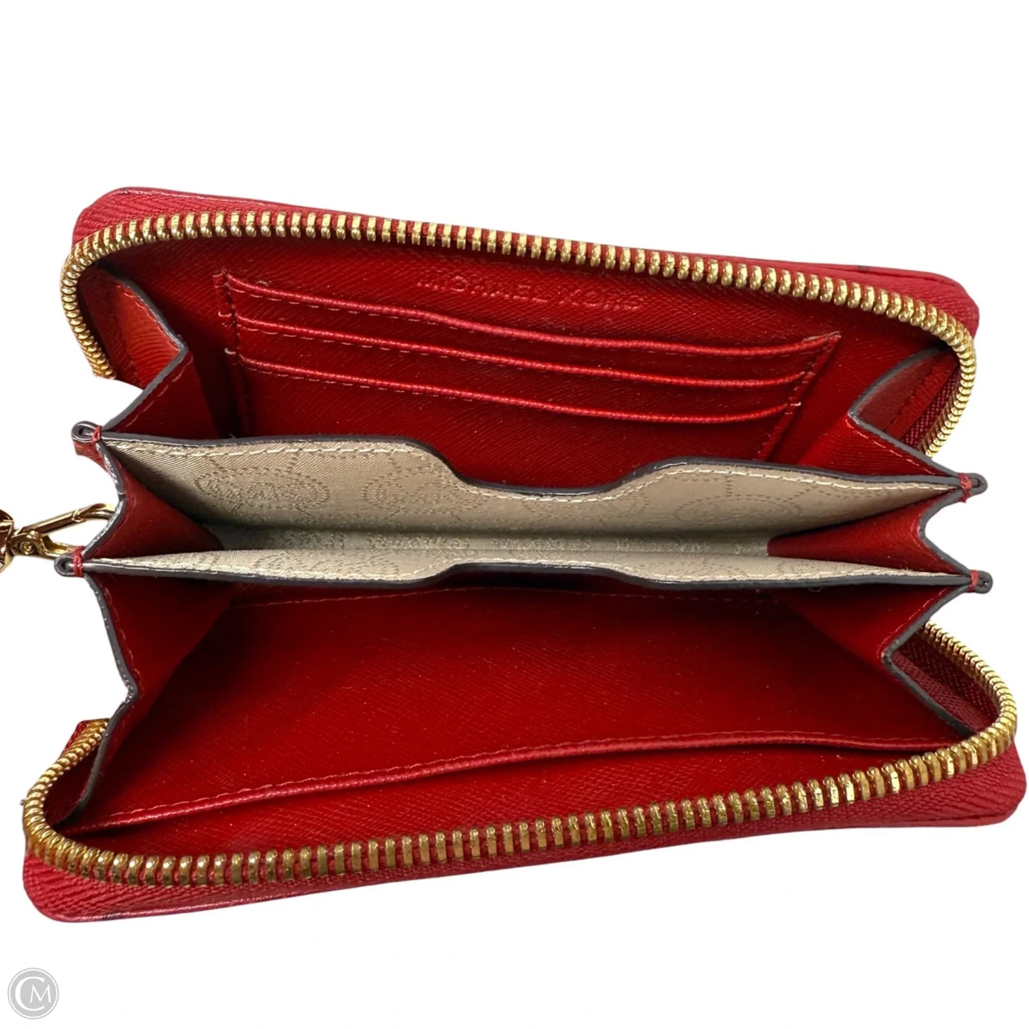 Essential Zip Wallet Wristlet In Ostrich By Michael By Michael Kors, Size: Small