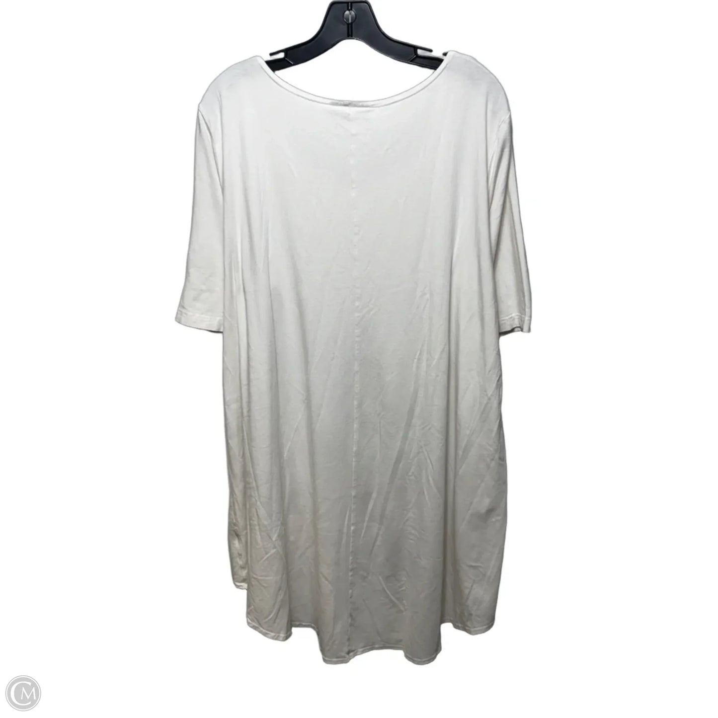 Lilo Organic Bamboo Tunic 3/4 Sleeve By Bryn Walker In White, Size: XL