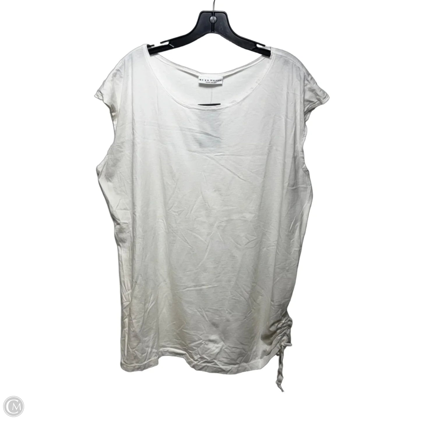 Top Sleeveless By Bryn Walker In White, Size: Xl