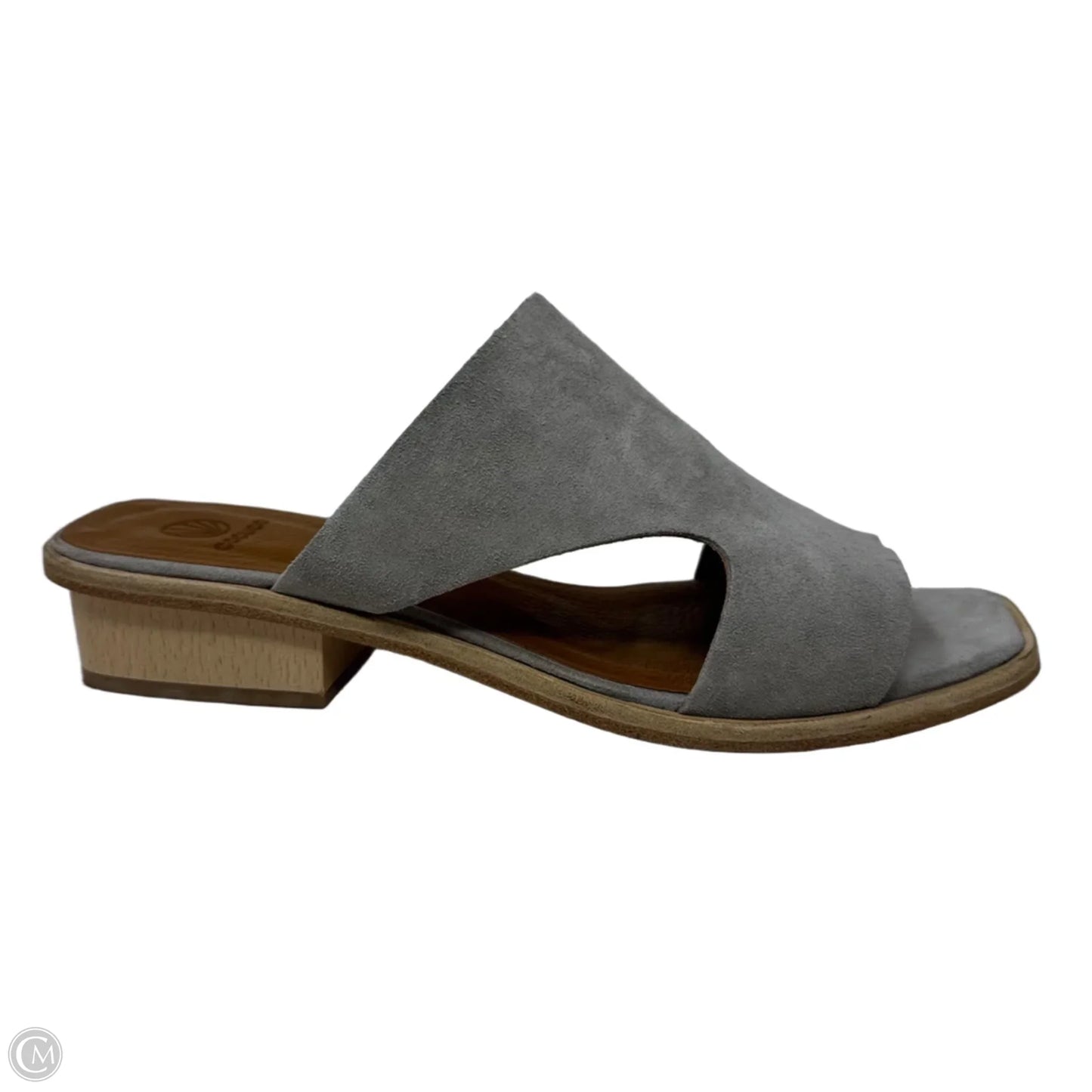 Kamille Suede Mule Sandals By Coclico In Grey, Size: 11 (41)