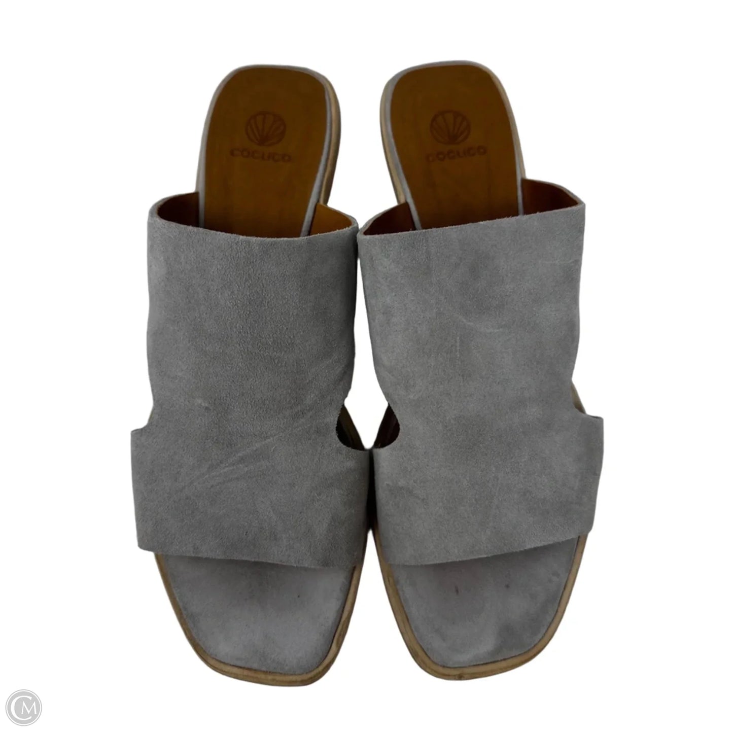 Kamille Suede Mule Sandals By Coclico In Grey, Size: 11 (41)