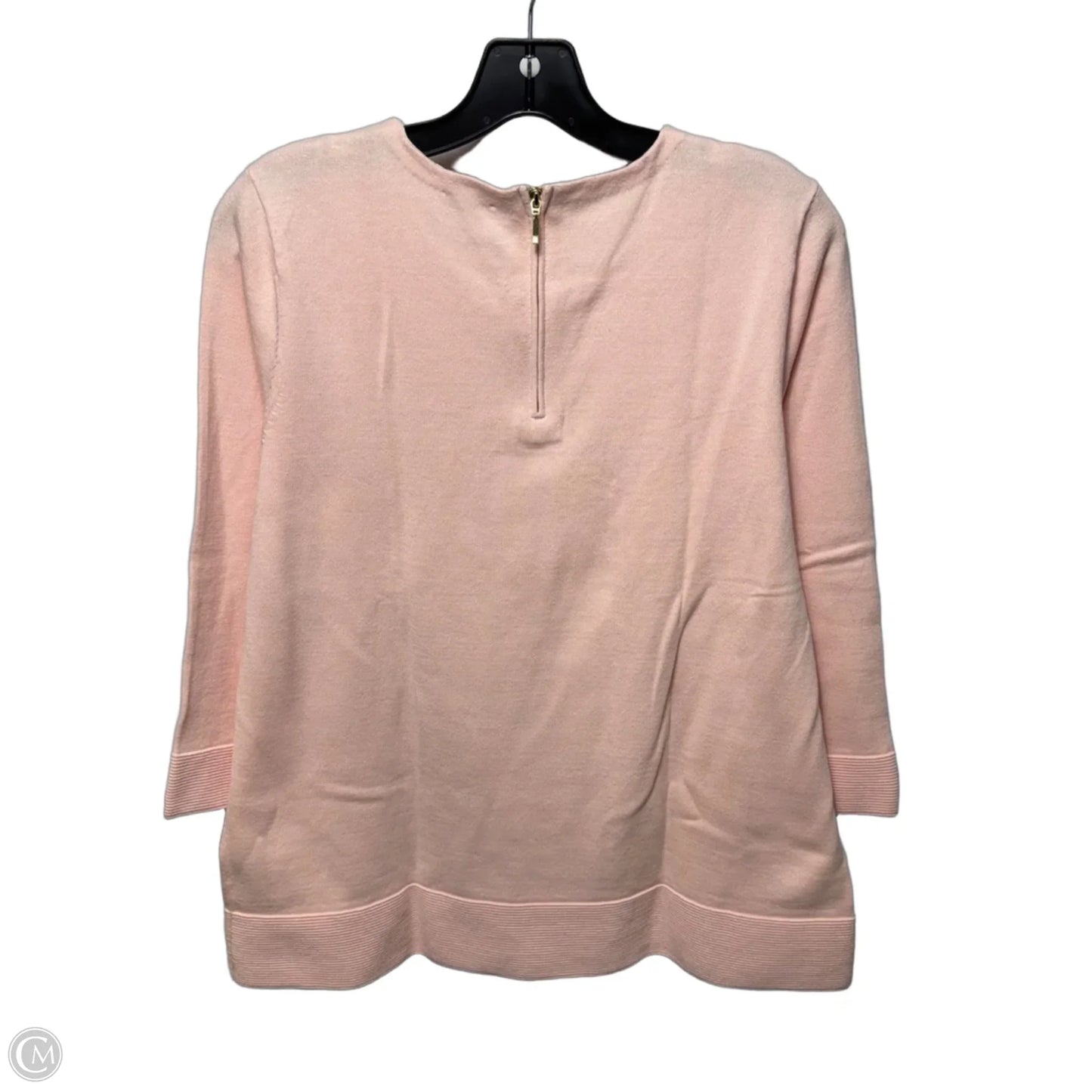 Sweater By Talbots In Pink, Size: L