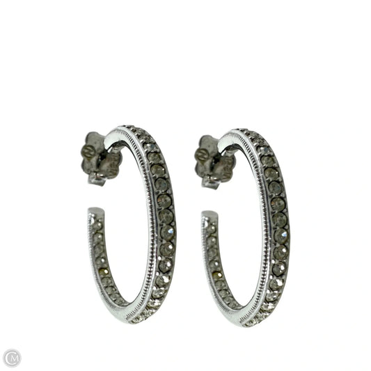 Vietnam Crystal Accent Hoop Earrings