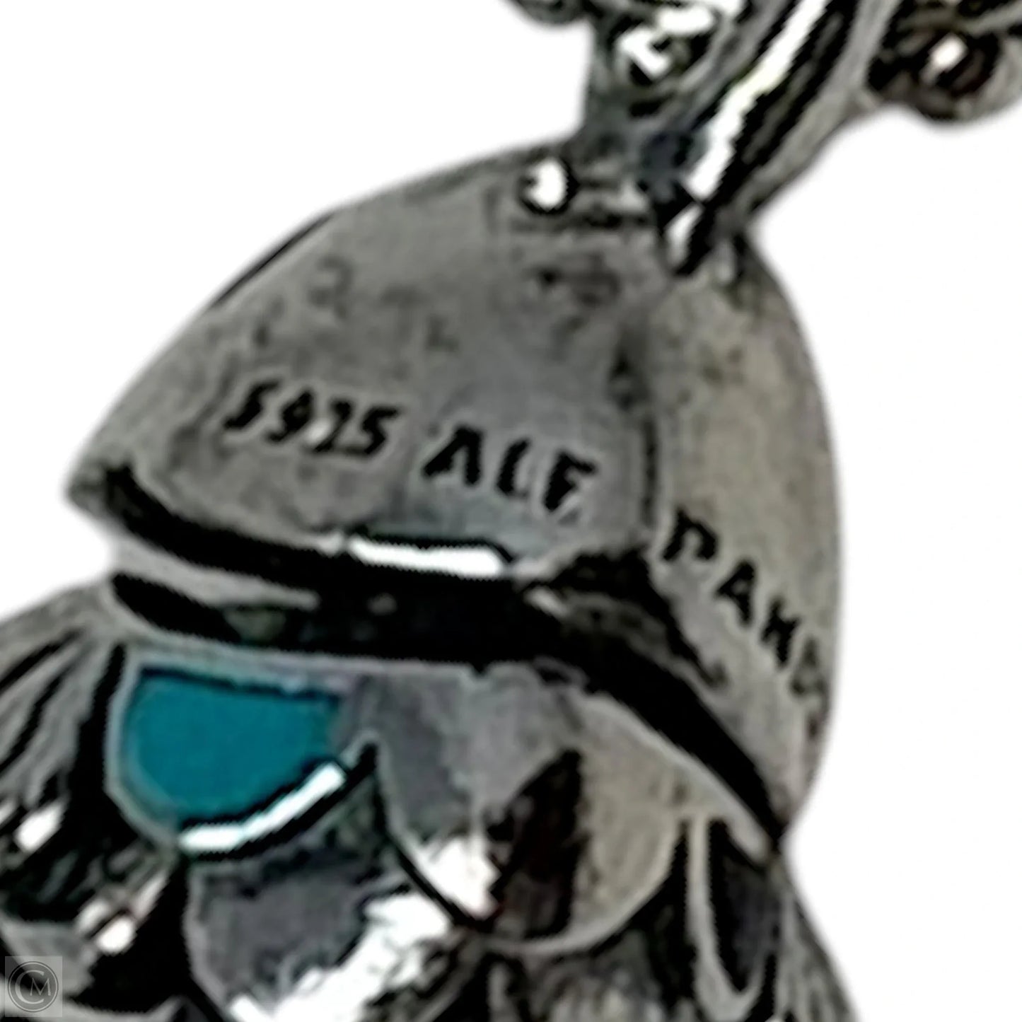 Blue Scaled Fish Sterling Silver Bracelet Charm By Pandora