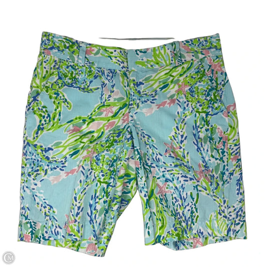 Chipper Shorts Designer By Lilly Pulitzer In Aqua, Size: 8