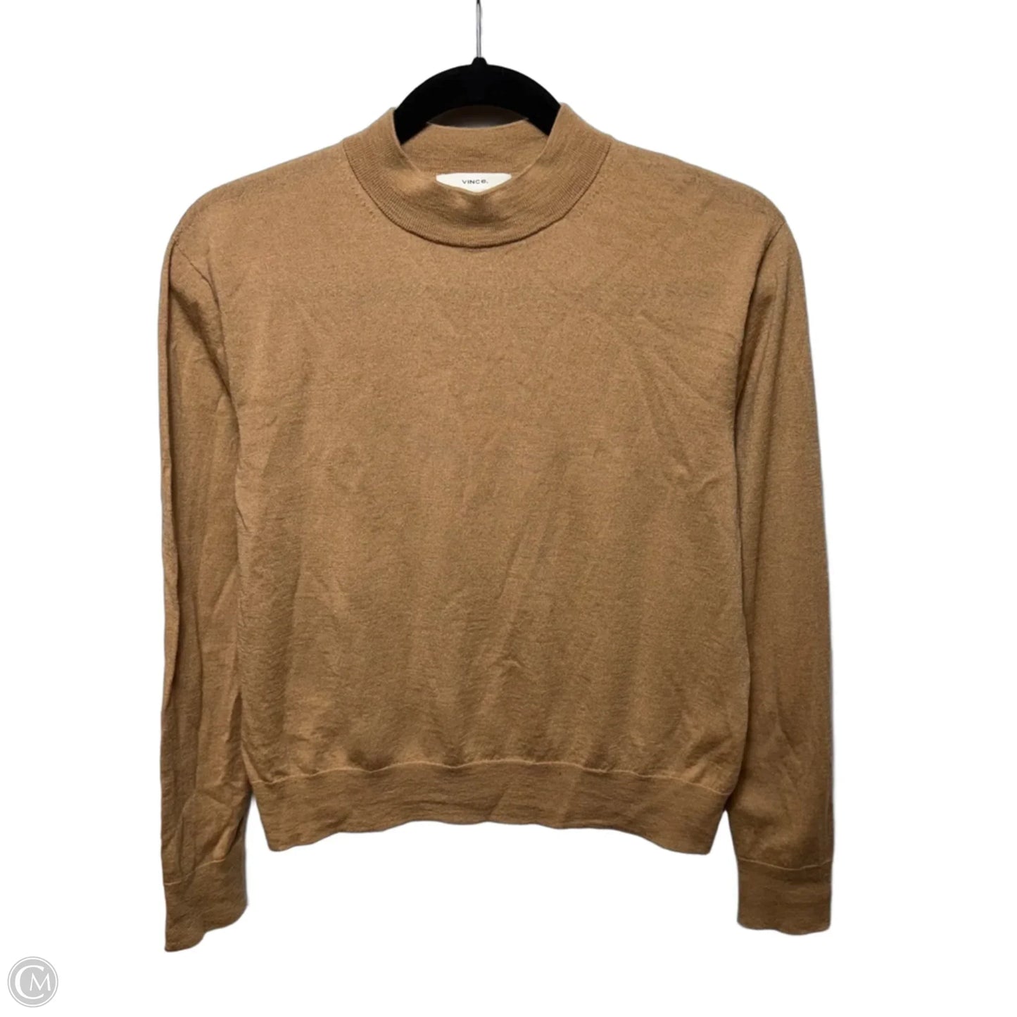 Wool Sweater By Vince In Tan, Size: M